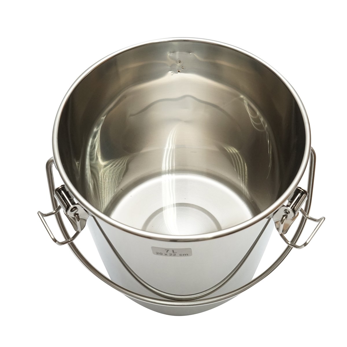 Aparat de muls portabil 60W cu 1 post pentru vaci, bidon inox 7L